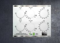 (image for) Westinghouse WVE613 & WVES613 compatible fascia sticker set.